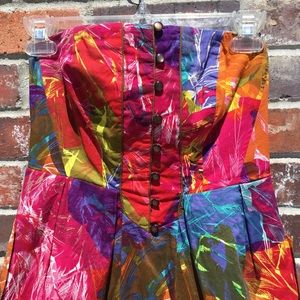 Anthropologie Moulinette Soeurs strapless dress.